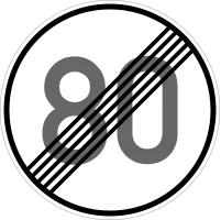 Verkehrszeichen 278-80