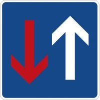 Vorrang vor dem Gegenverkehr