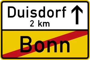 Ende der Autobahn