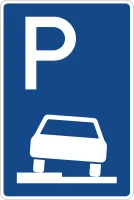 Parken auf Gehwegen