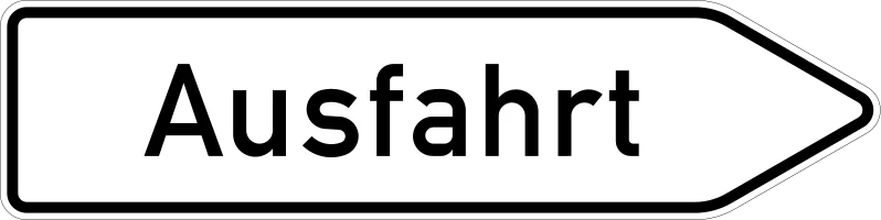 Verkehrszeichen 333.1-20