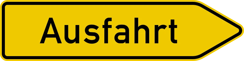 Verkehrszeichen 333.1