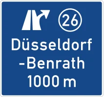 Verkehrszeichen 448