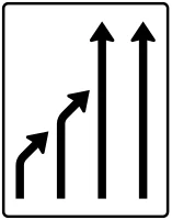 Verkehrszeichen 531-25