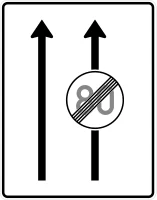 Verkehrszeichen 537-30