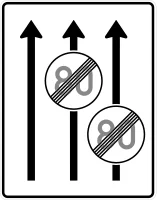 Verkehrszeichen 537-31