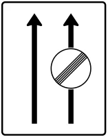 Verkehrszeichen 538-30